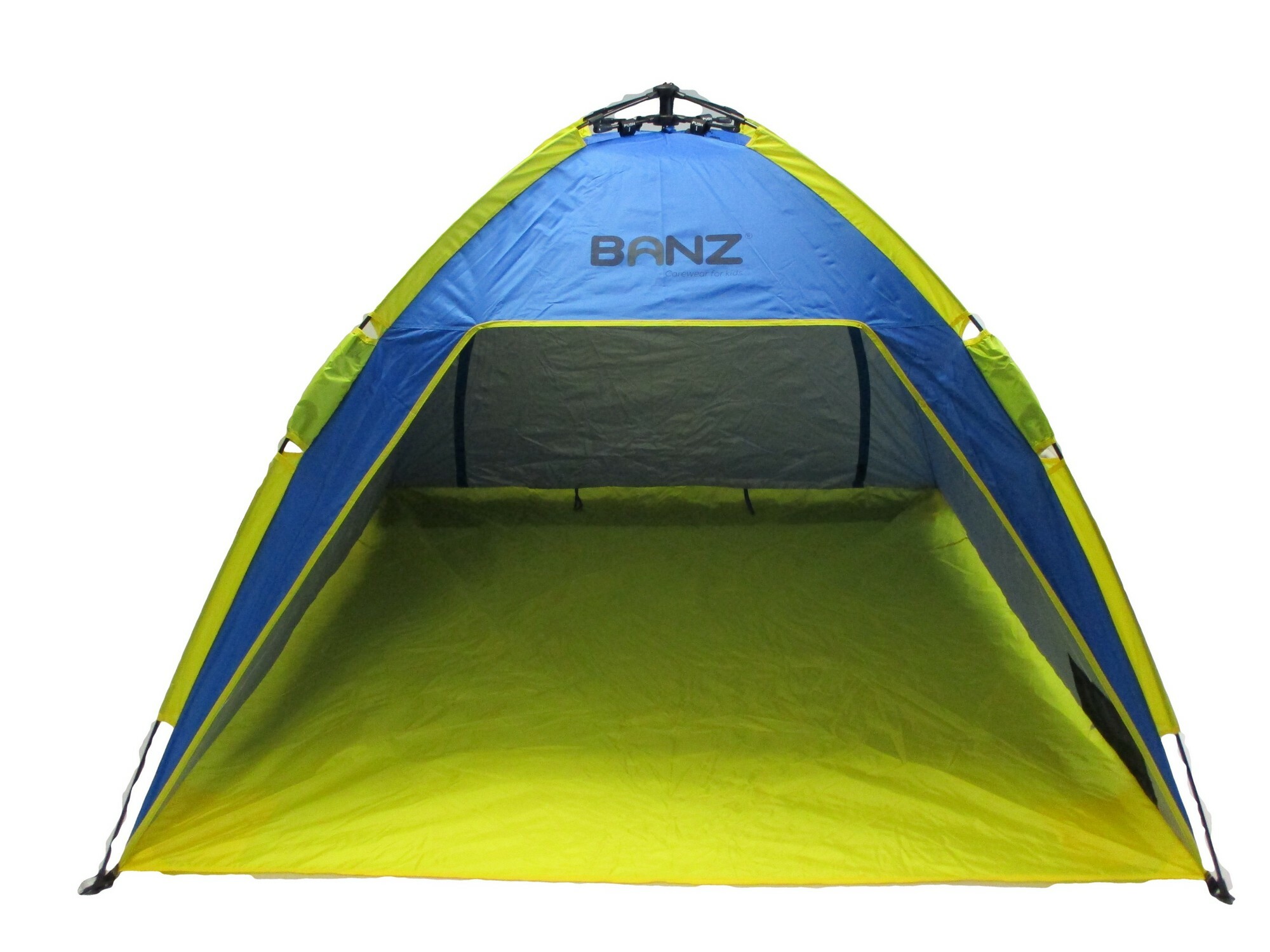 Banz - UV Shelter - UPF50+ Strandtent - Groot - Blauw/geel